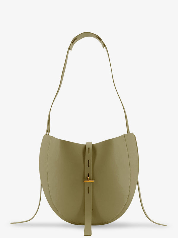Lizzie Leather Crossbody Bag Green Shoulder