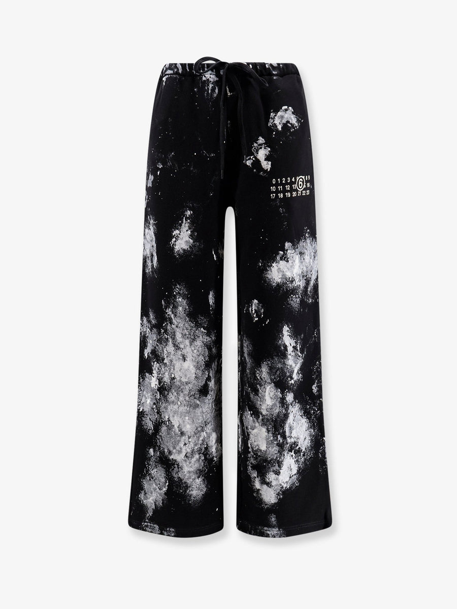 Jogging Trousers Numeric Signature Black Cotton