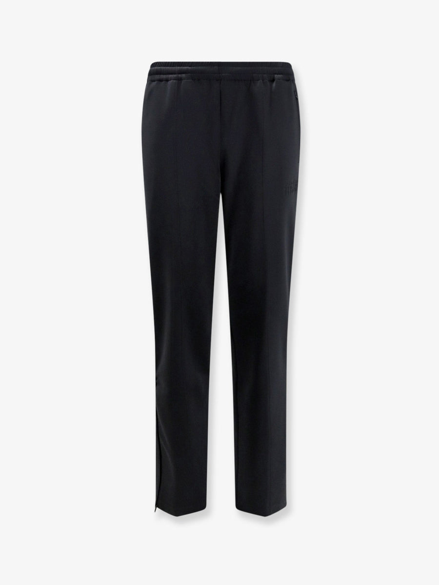 Jogging Trousers Quilted Black Polyester