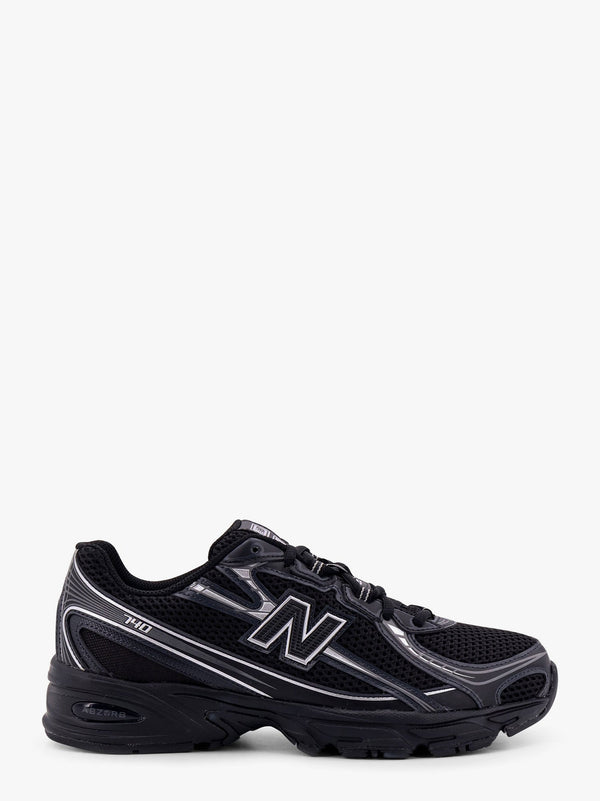 740 Mesh Sneakers With Side Logo Black Nylon/gomma Trainers