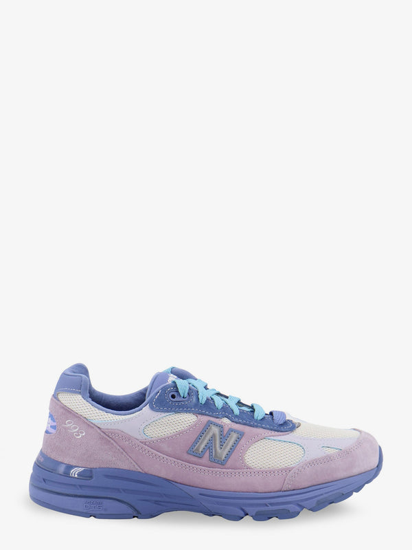 Sneakers U9935 Mesh And Suede Purple Nylon/rubber Trainers