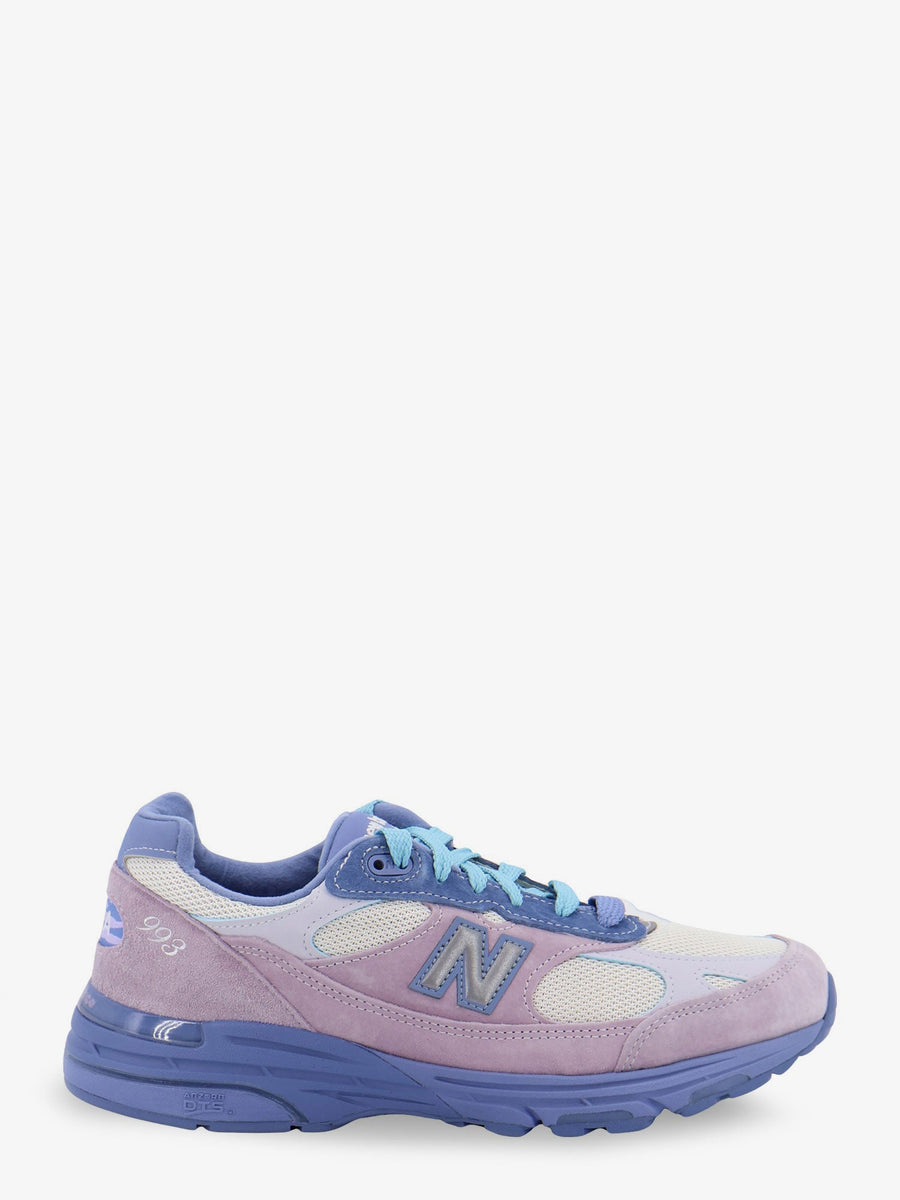 Sneakers U9935 Mesh And Suede Purple Nylon/rubber Trainers