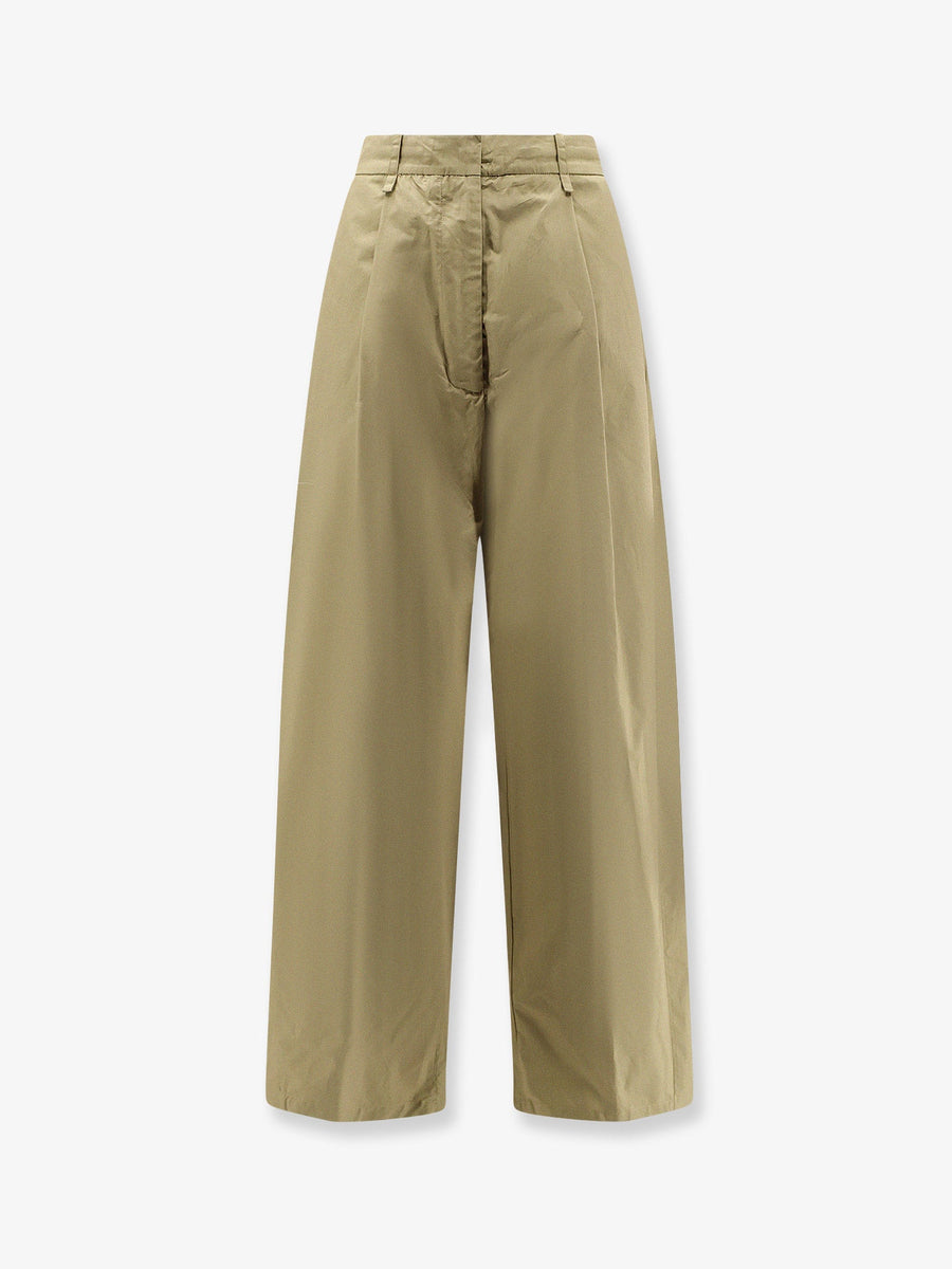 Trousers Cotton Green