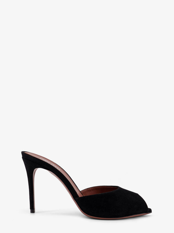 Vera Suede Sandals Black