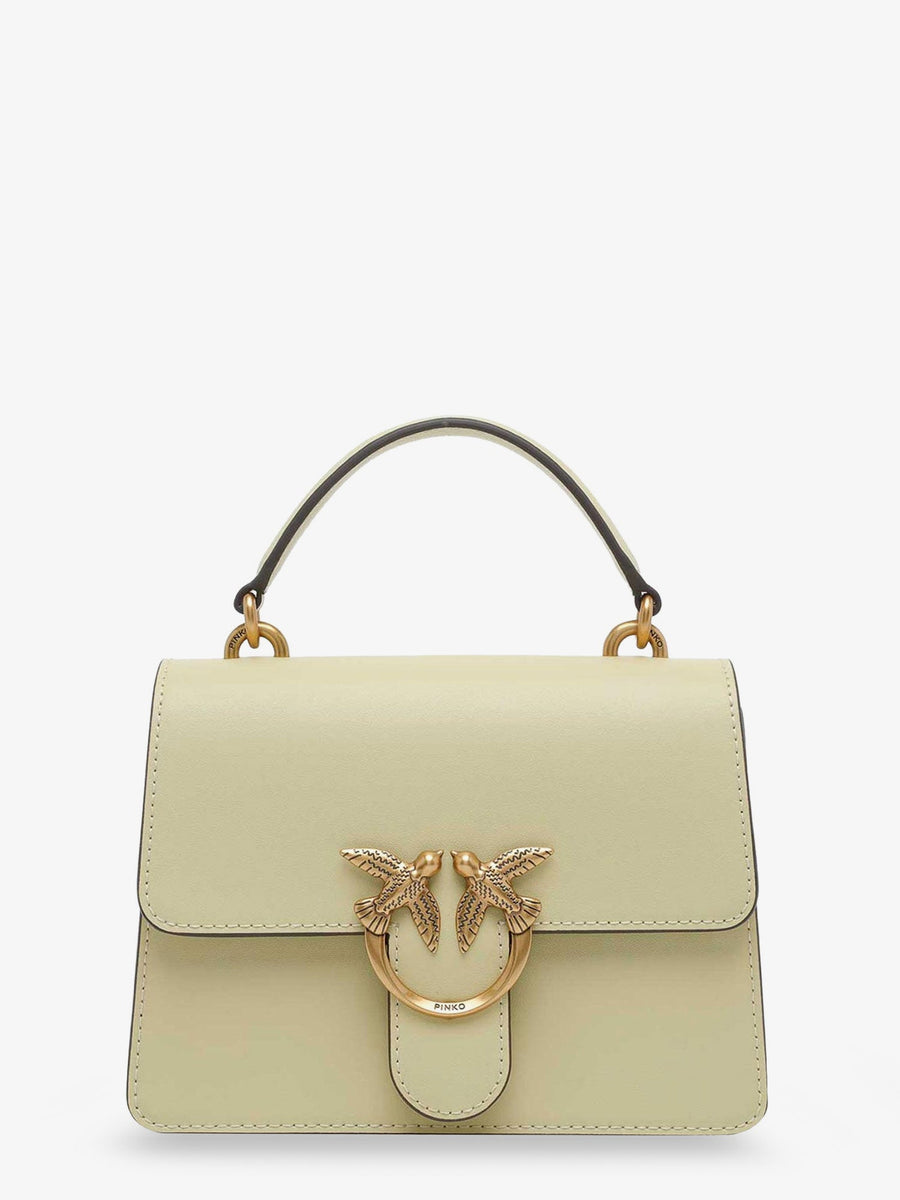 Crossbody Bag Love One Yellow Leather Shoulder