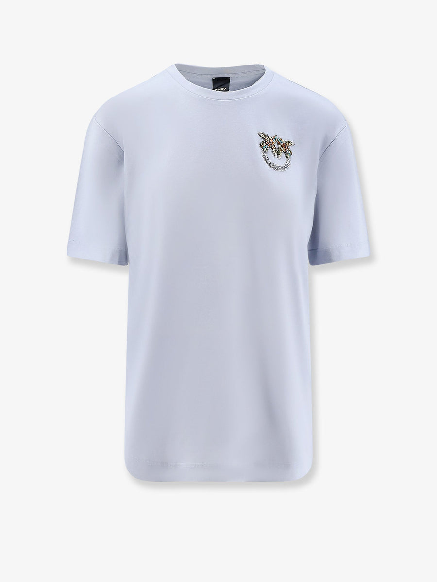 Cotton T-Shirt Love Birds Blue T-shirts & Jerseys