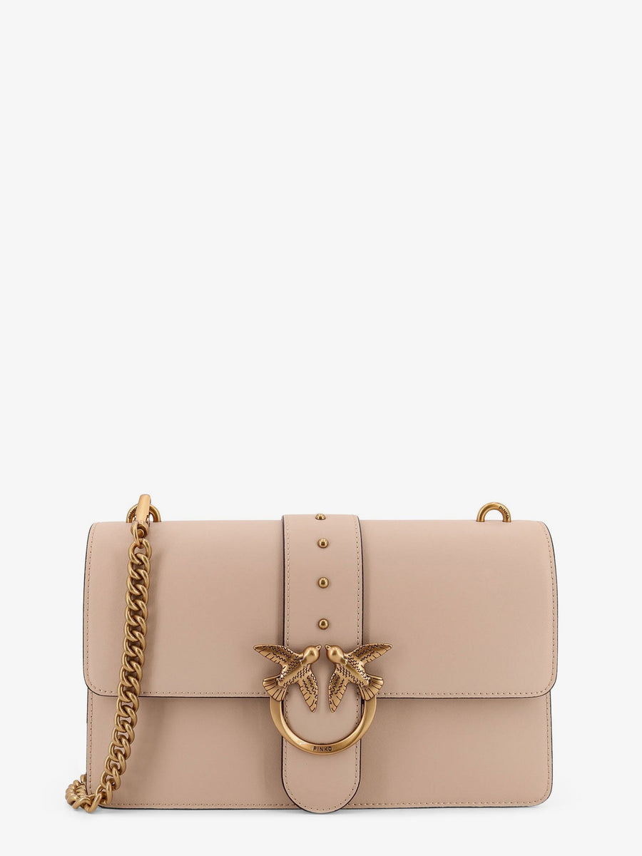 Love One Leather Crossbody Bag Beige Shoulder