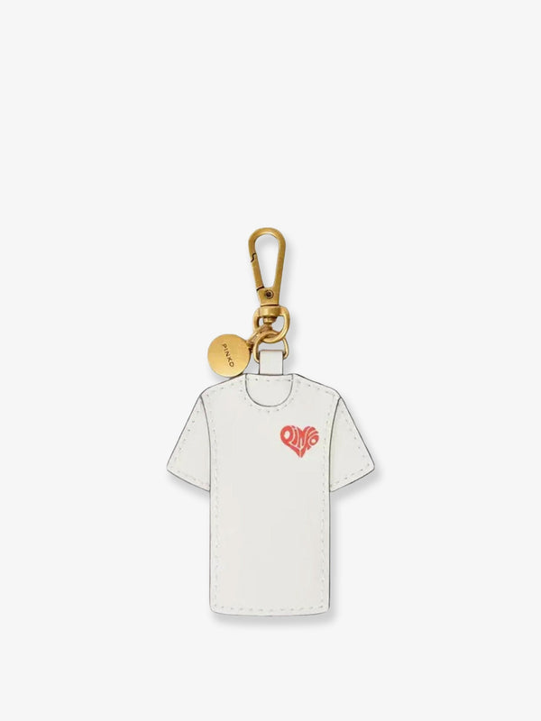 Keychain Amore Leather White Hair Accessories