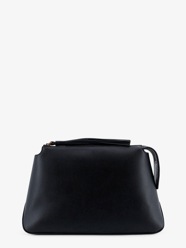 Leather Beauty Case Black Make Up Bags