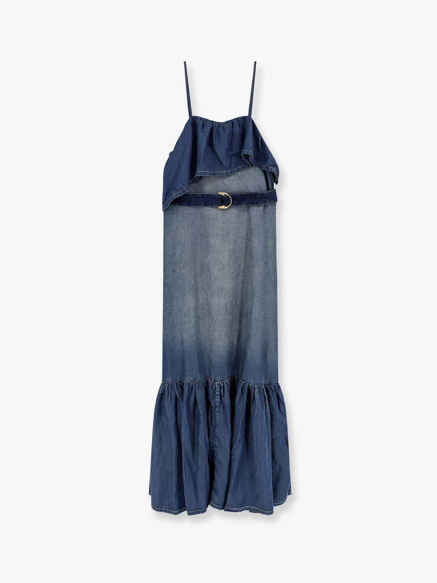 Dress Chiarodiluna Denim Blue Lyocell
