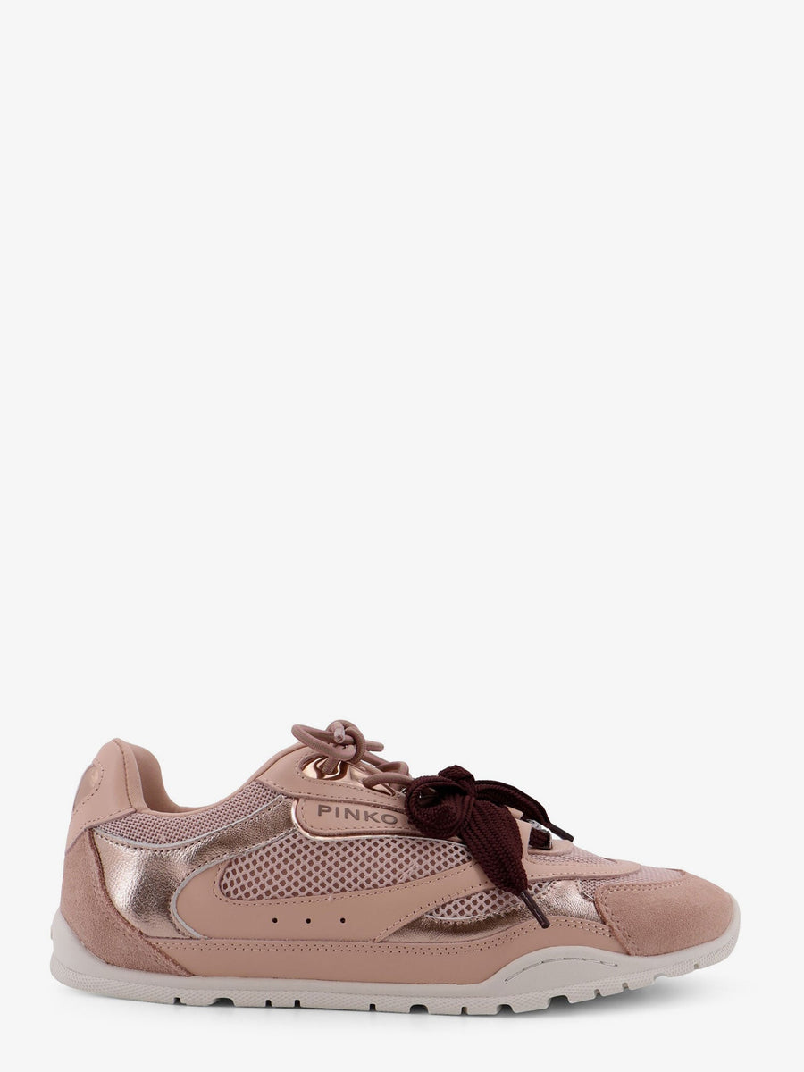Sneakers Yulia Mesh Beige Leather Trainers