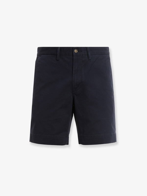 Stretch Cotton Bedford Shorts Blue
