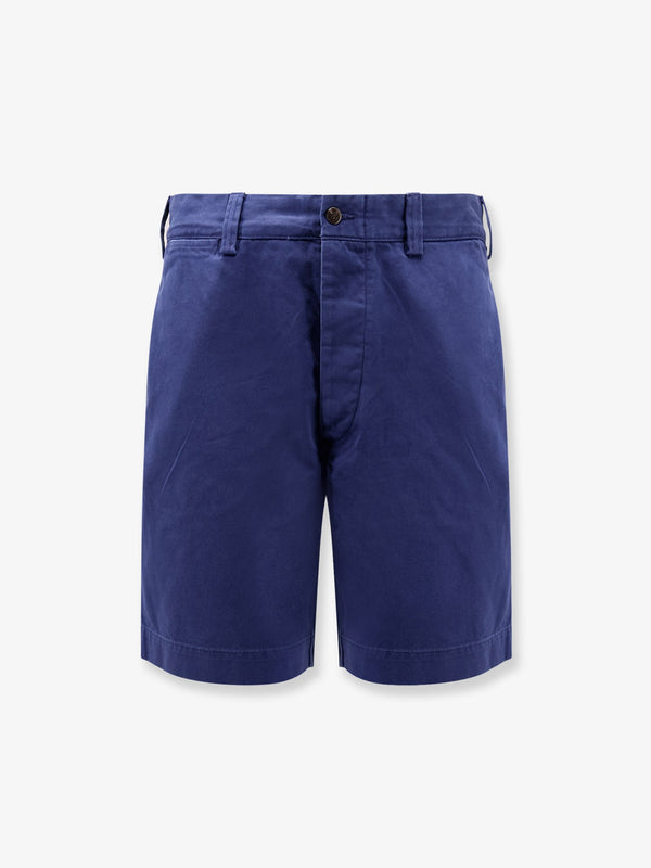 Big Fit Cotton Shorts Blue