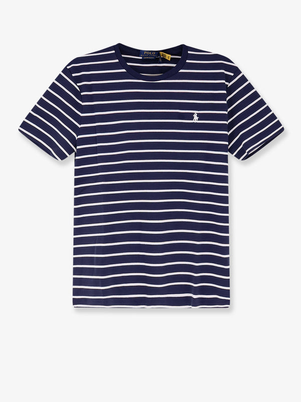 Striped Cotton T-Shirt Blue T-shirts