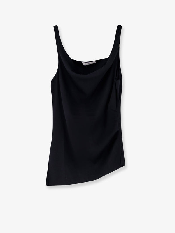 Air Twisted Cotton And Modal Top Black T-shirts & Jerseys