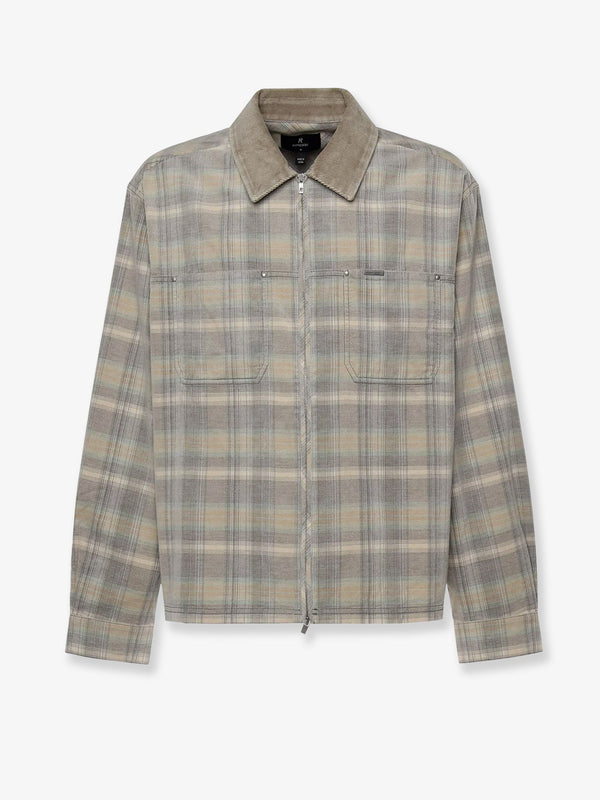 Shirt Corduroy Grey Cotton
