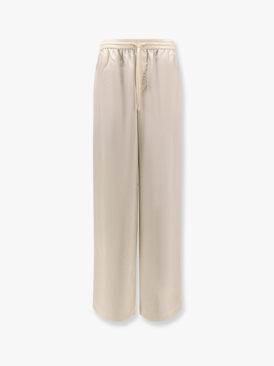 Jogger Trousers Silk Beige