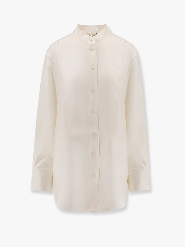Shirt Tuxedo Silk White