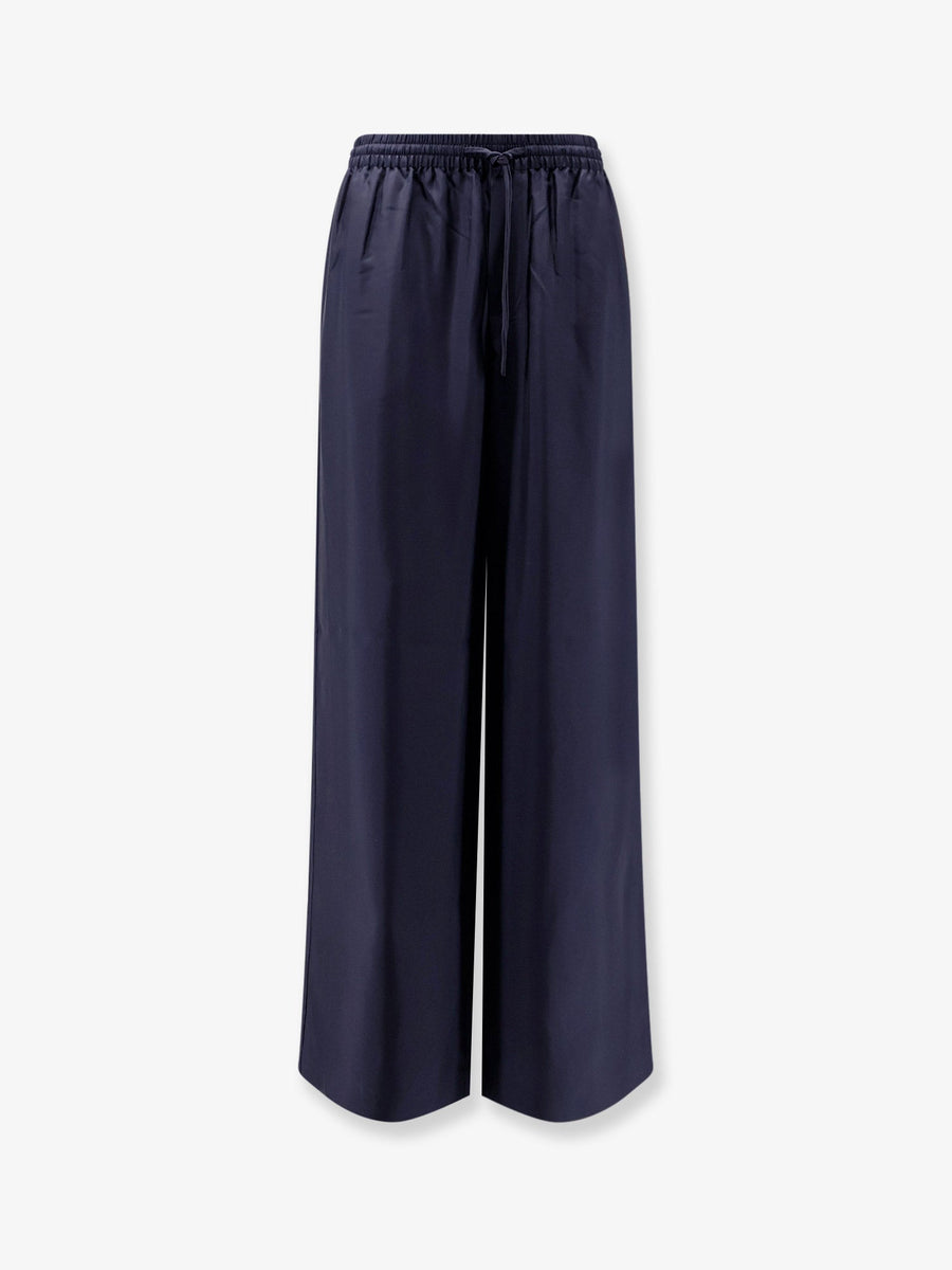 Silk Trousers Blue