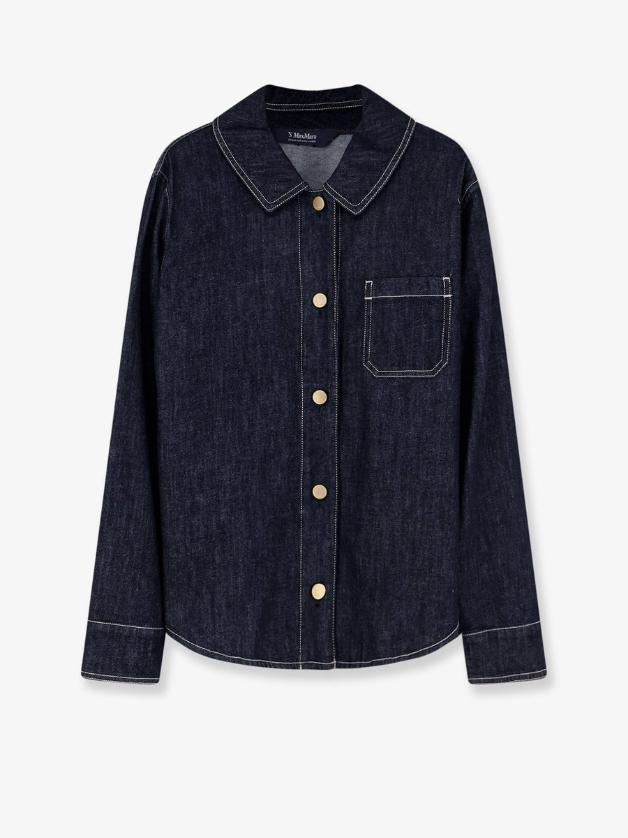 Denim Shirt Blue Cotton