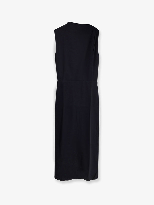 Gemma Organic Cotton Long Dress Black