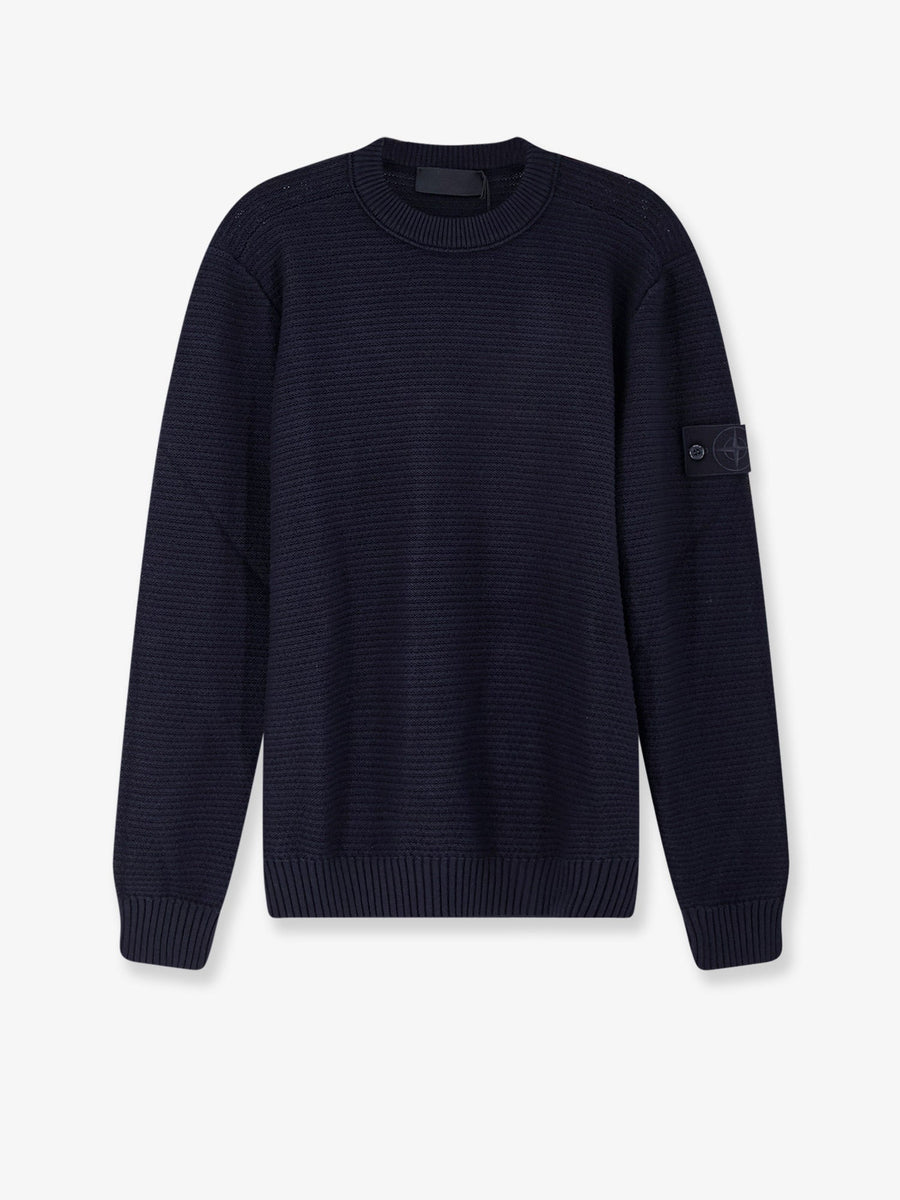 Wool And Cashmere Blend Sweater Blue Cotton