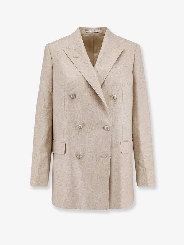 Blazer Jasmine Silk Beige Blazers