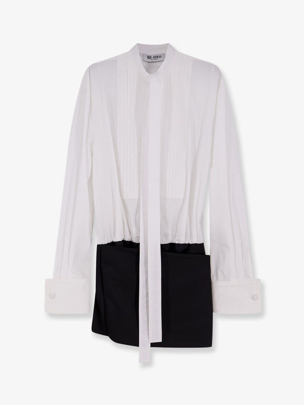 Mini Dress White Cotton/polyester