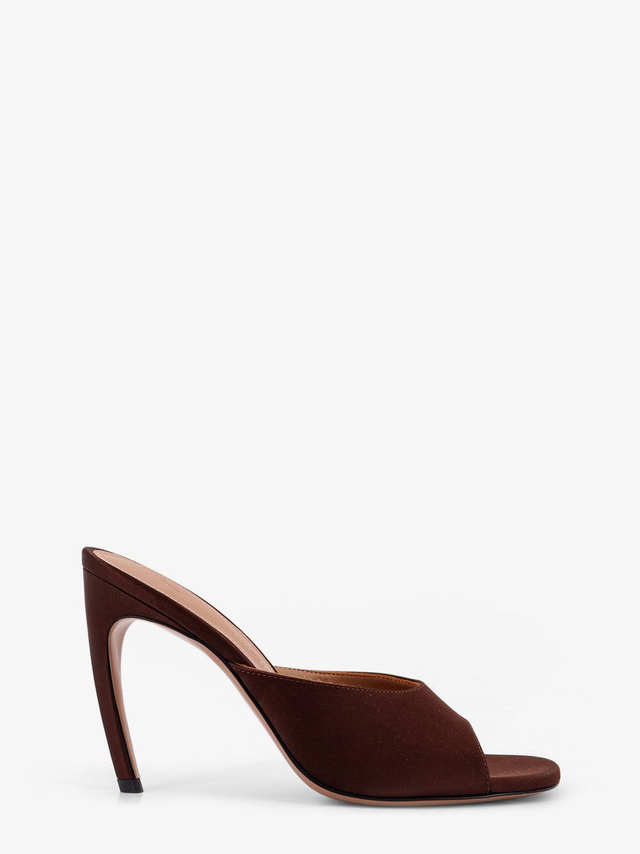 Sandals Betta Satin Brown