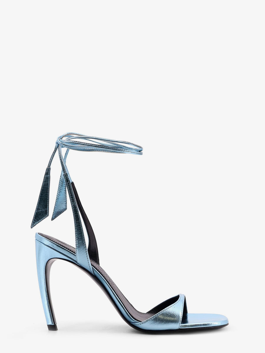 Sandals Ora Satin Blue Polyester