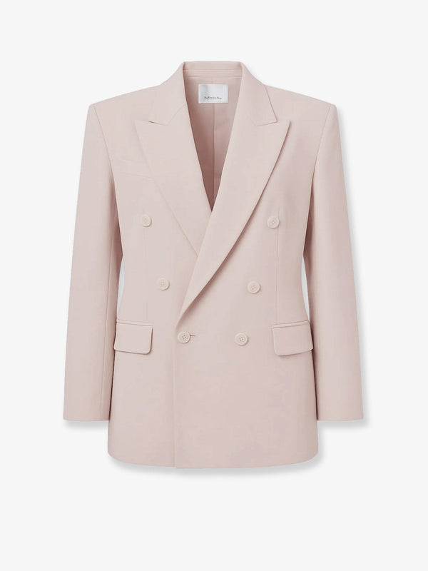 Blazer Monterey Structured Pink Wool Blend Blazers