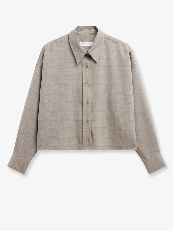 Shirt Arlen Beige Virgin Wool Blend