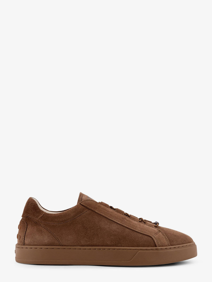 Suede Sneakers Brown Leather Trainers