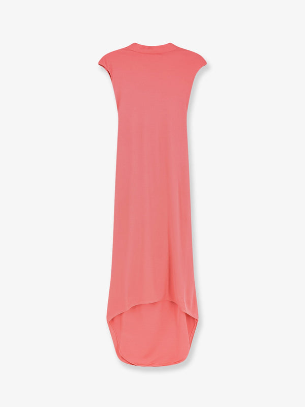 Long Viscose Dress Pink