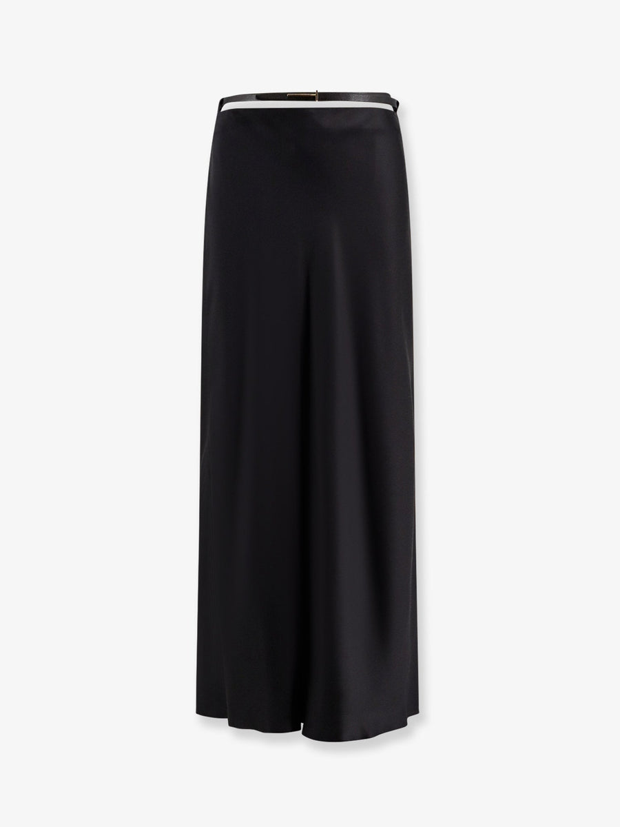 Skirt Midi Silk Black