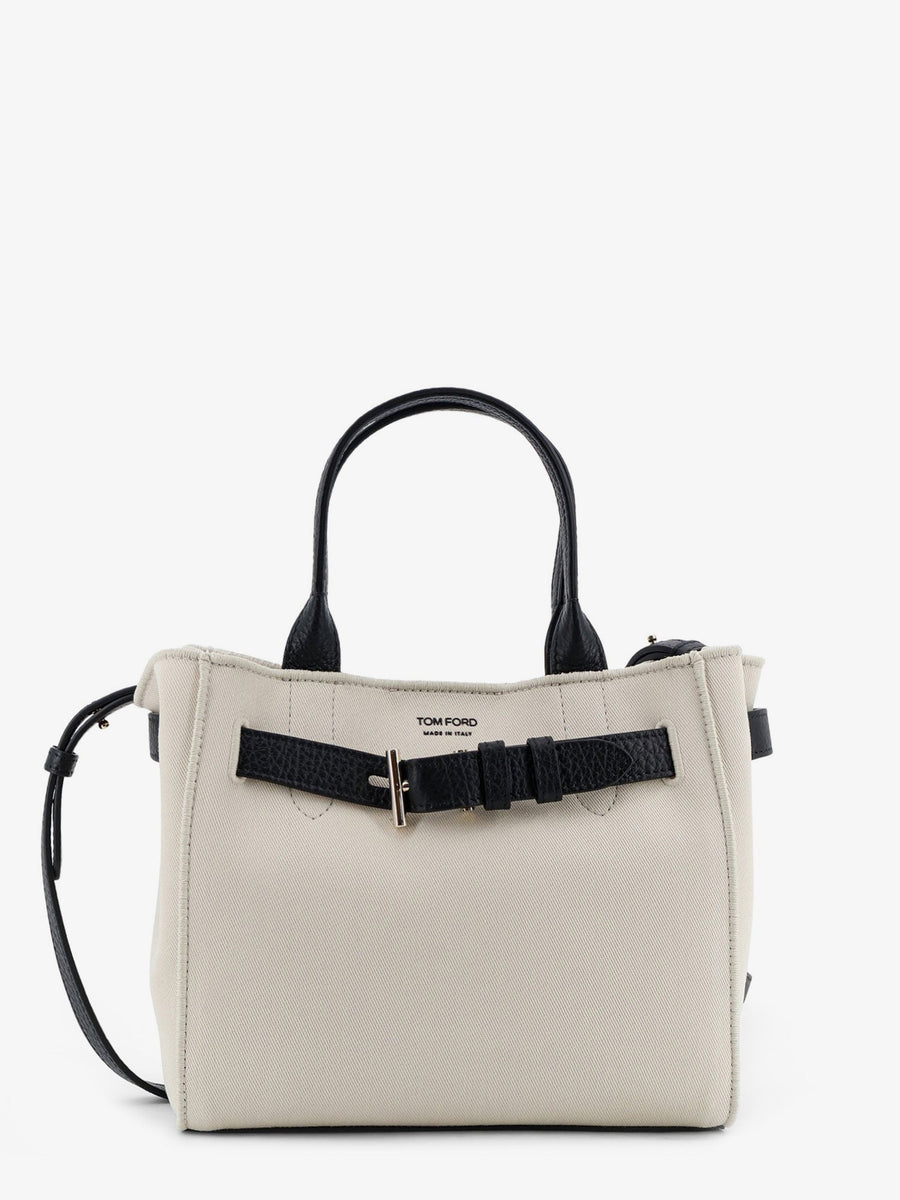 Handbag Audrey Canvas Beige Canvas/leather Handbags