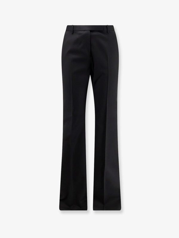 Trousers Wool-Silk Black
