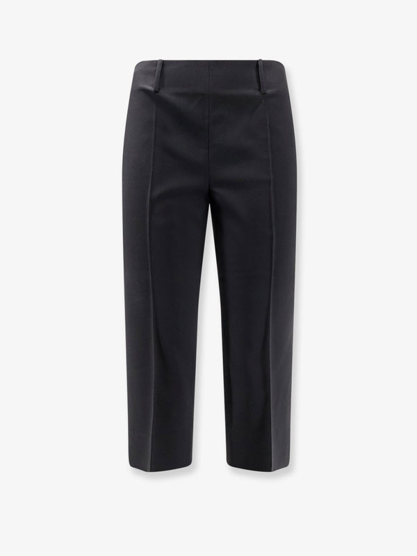 Capri Trousers Wool-Blend Black
