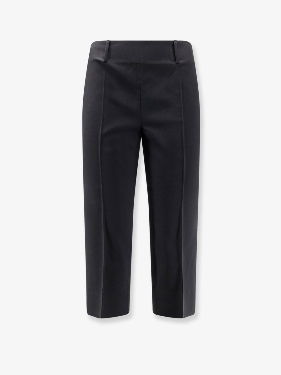 Capri Trousers Wool-Blend Black