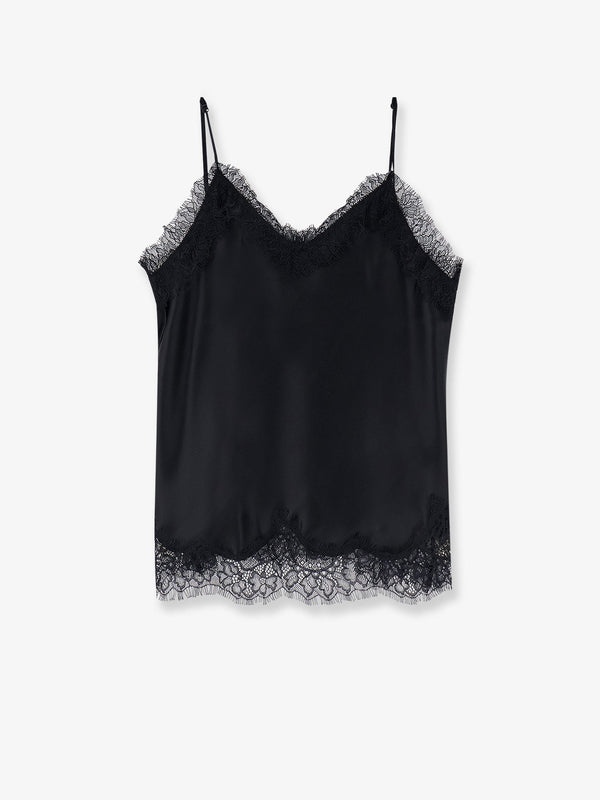 Top Satin Black Acetate T-shirts & Jerseys
