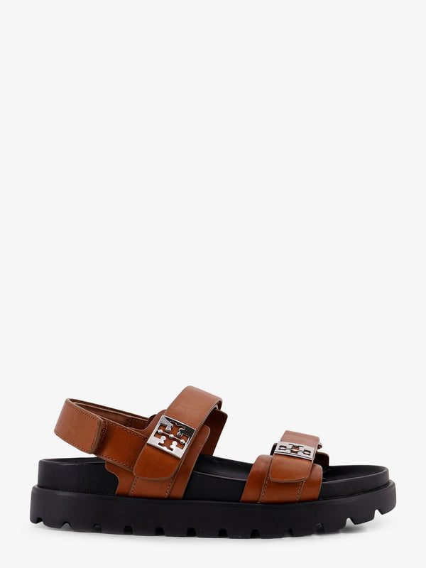 Mellow Low Leather Sandals Brown