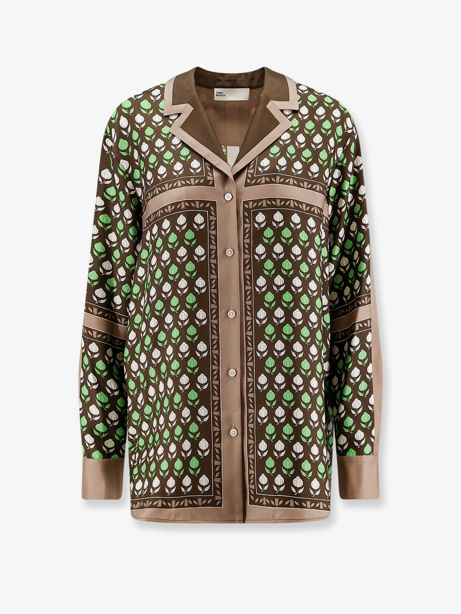 Shirt Green Silk