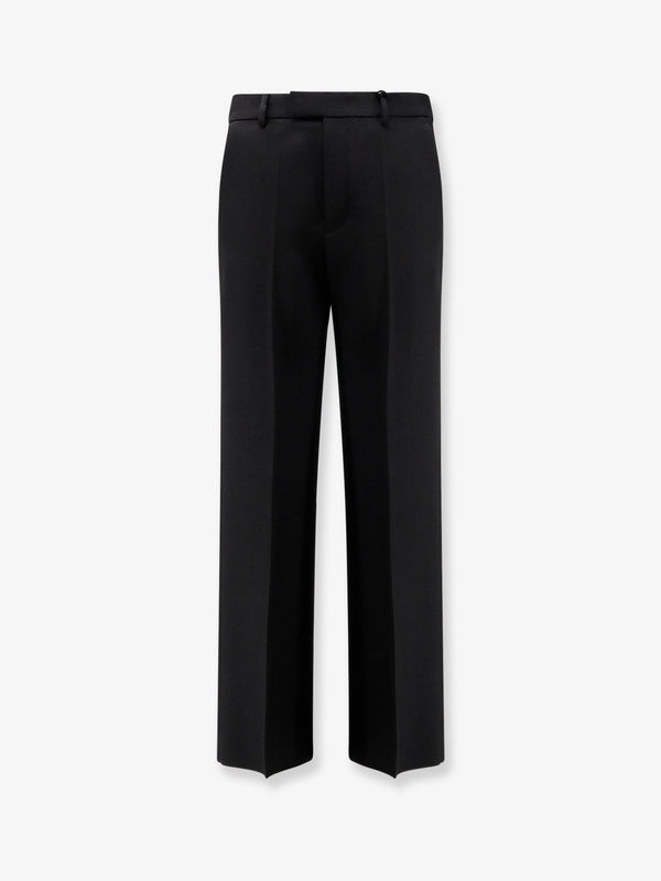 Virgin Wool Trousers Black