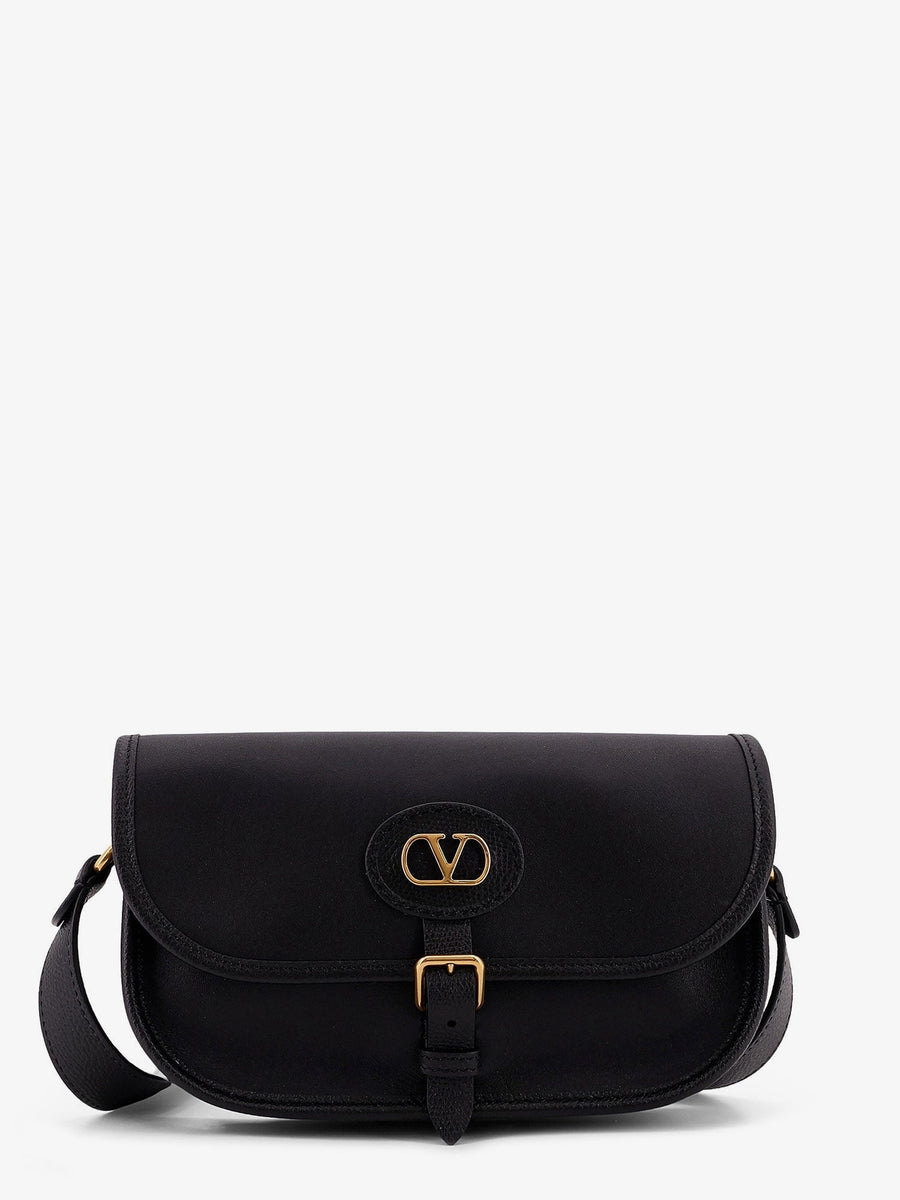 Leather Crossbody Bag Black Shoulder