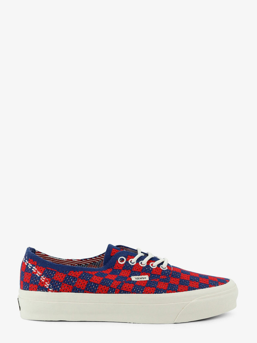 Sneakers Authentic 44 Red Checkerboard Fabric/rubber Trainers
