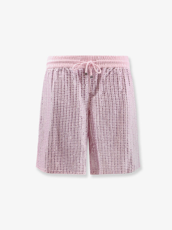 Crystal Boxer Pink Polyester Short