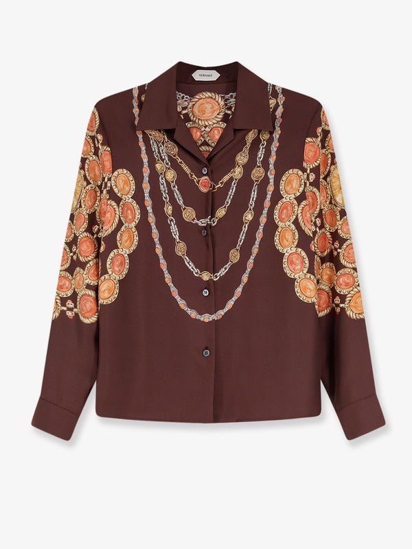 Shirt Silk Brown