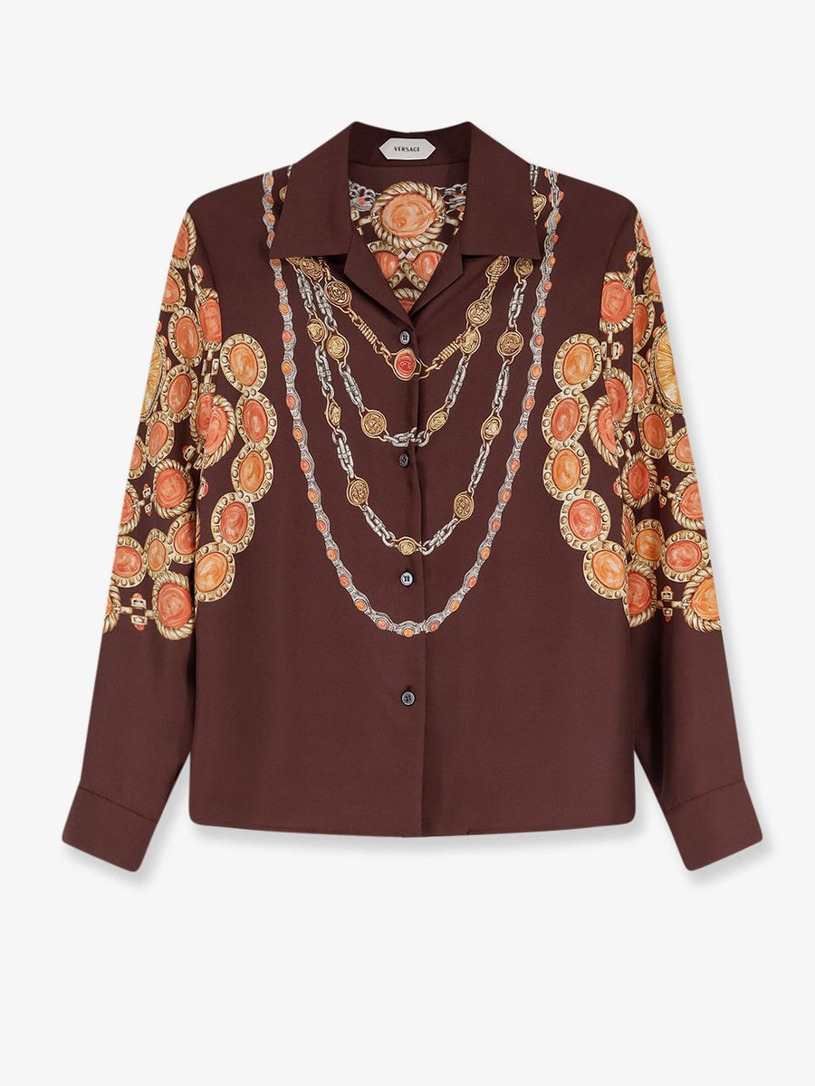 Shirt Silk Brown
