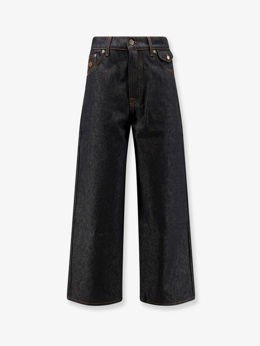 Jeans Baggy Blue Denim Cotton