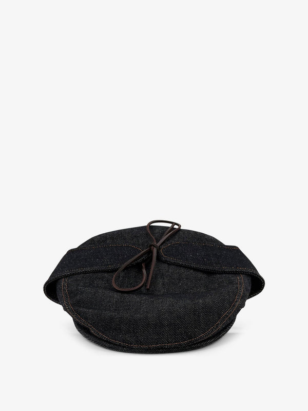 Hat Sherlock Raw Denim Blue Cotton